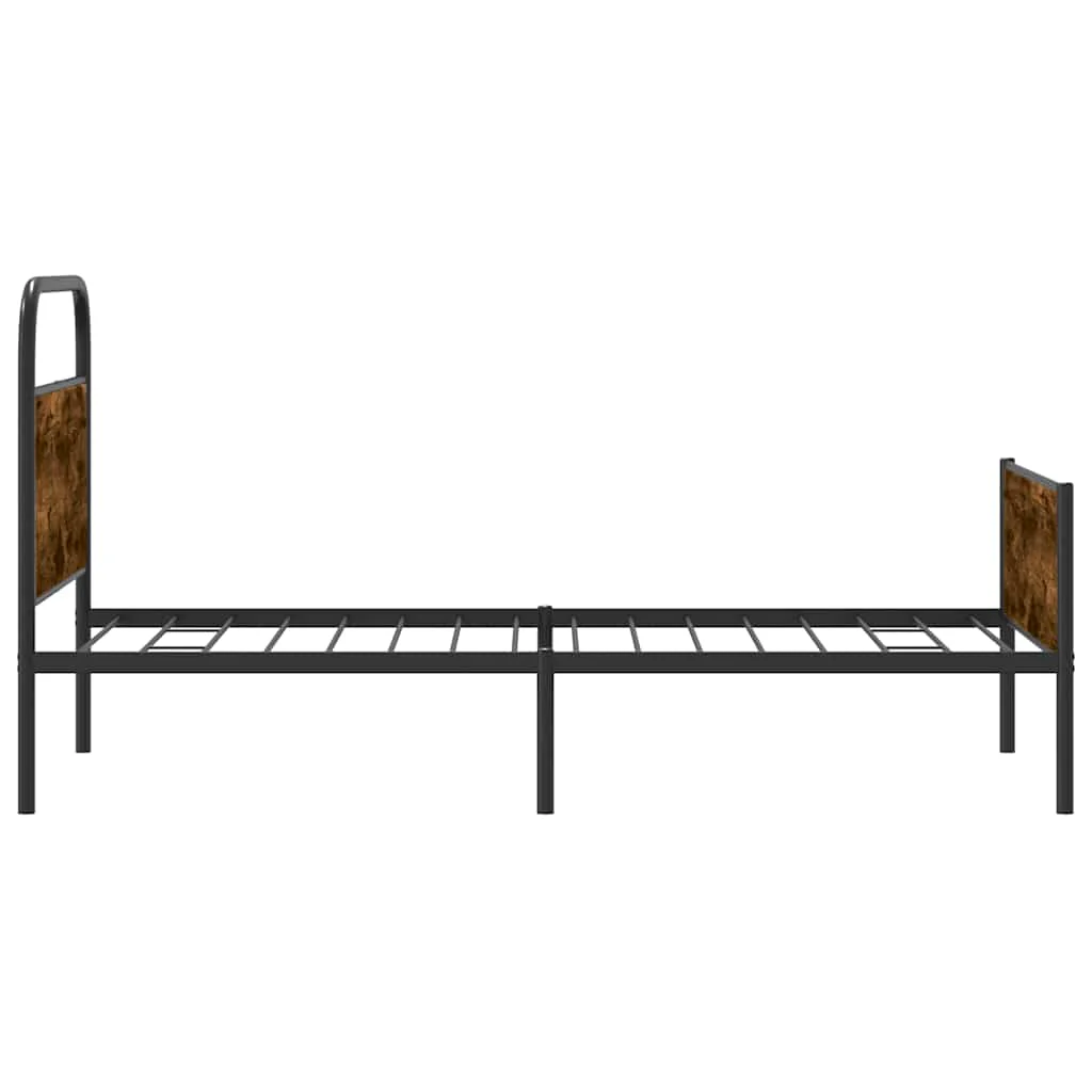 sengeramme 90x200 cm uden madras konstrueret træ sonoma-eg - Image 6