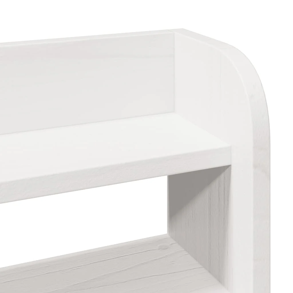 Sengeramme med hovedgærde uden madras Hvid 200x200 cm - Image 9