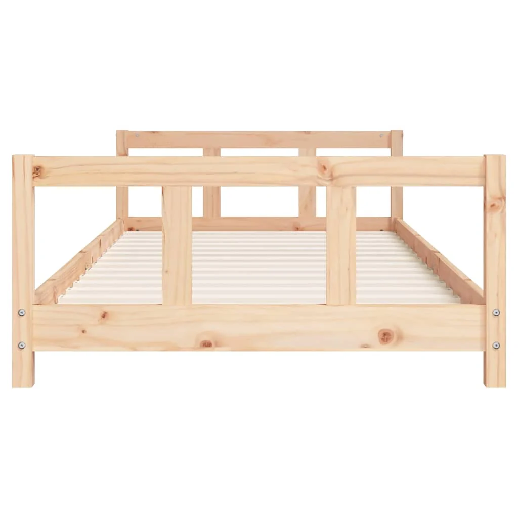 sengeramme til juniorseng 90x200 cm massivt fyrretræ - Image 4