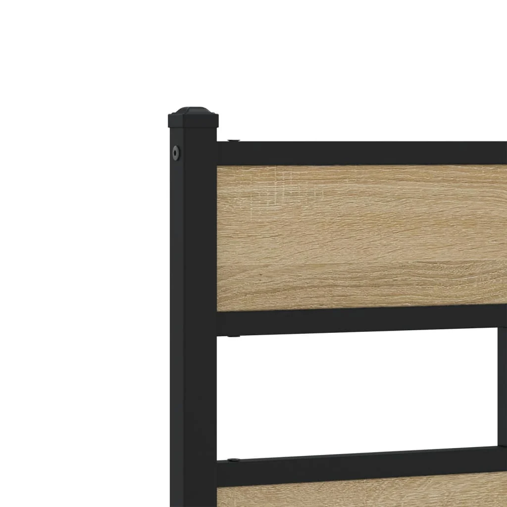 sengeramme uden madras 100x190 cm metal sonoma-eg - Image 7