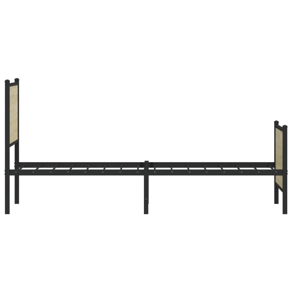 sengeramme uden madras 100x190 cm metal sonoma-eg - Image 6