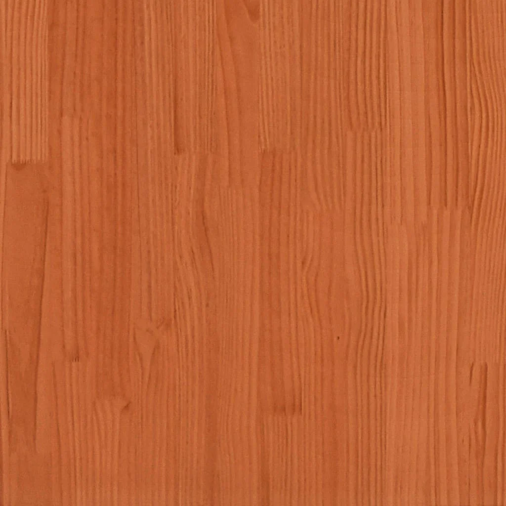 sengeramme uden madras 100x200 cm massivt fyrretræ gyldenbrun - Image 7
