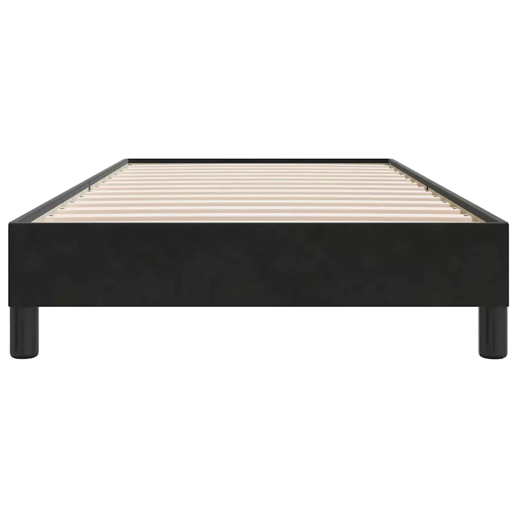 sengeramme uden madras 100x210 cm fløjl sort - Image 5