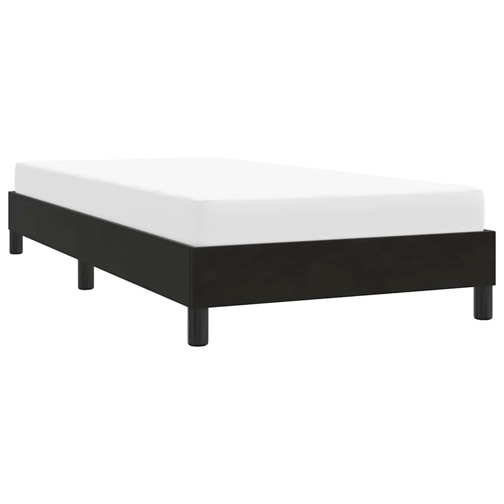 sengeramme uden madras 100x220 cm fløjl sort - Image 4