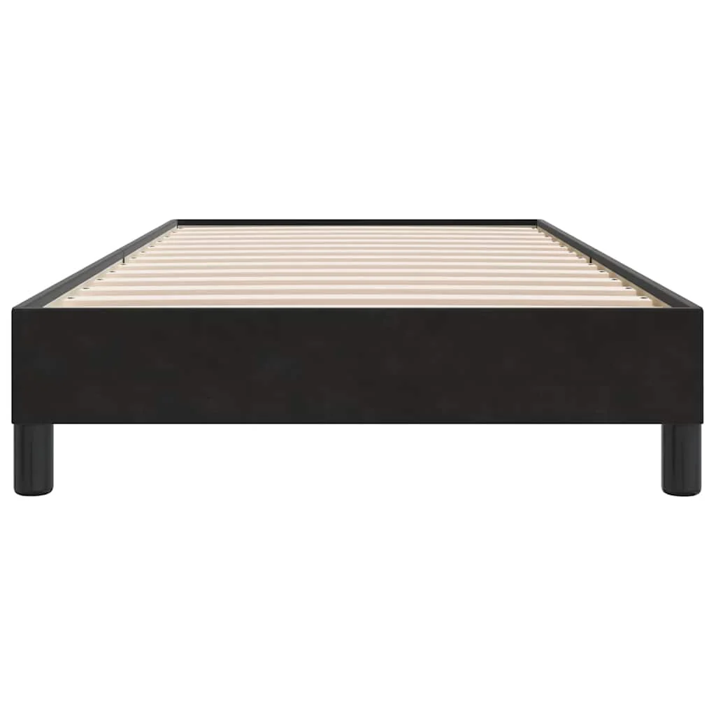 sengeramme uden madras 100x220 cm fløjl sort - Image 5
