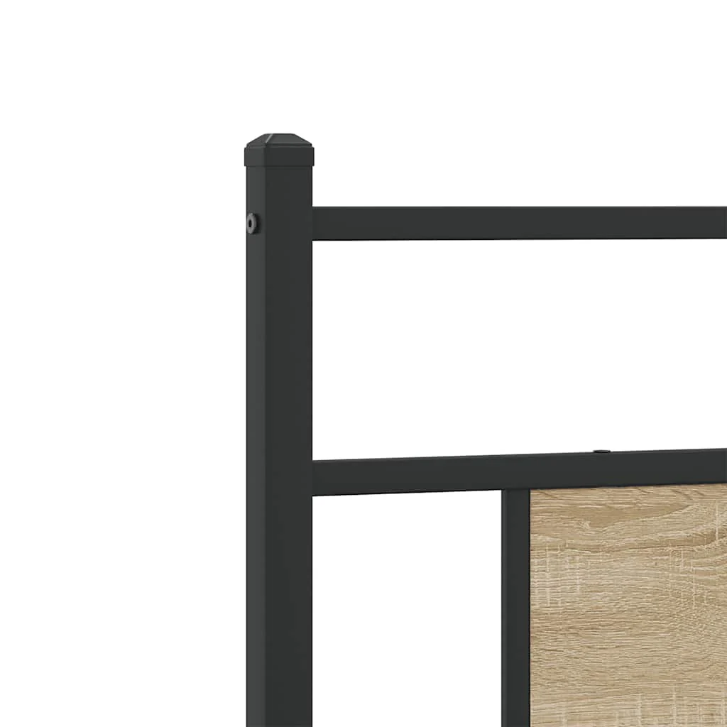 sengeramme uden madras 107x203 cm konstrueret træ sonoma-eg - Image 8