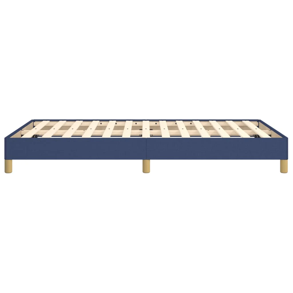 sengeramme uden madras 120x190 cm stof blå - Image 6