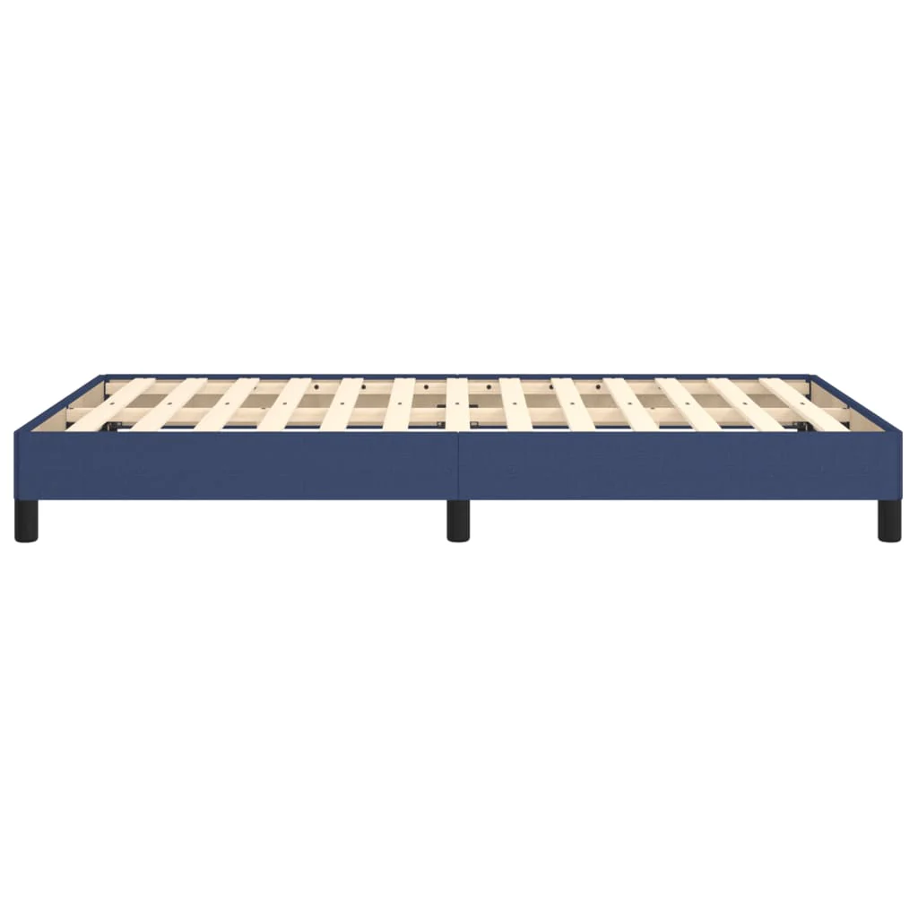 sengeramme uden madras 120x190 cm stof blå - Image 6