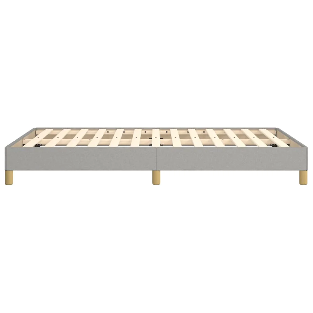 sengeramme uden madras 120x190 cm stof enkeltseng lysegrå - Image 6