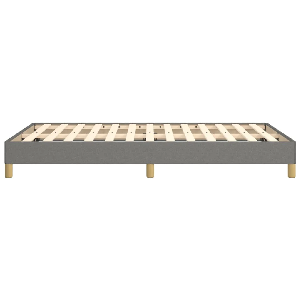 sengeramme uden madras 120x190 cm stof enkeltseng Mørkegrå - Image 6
