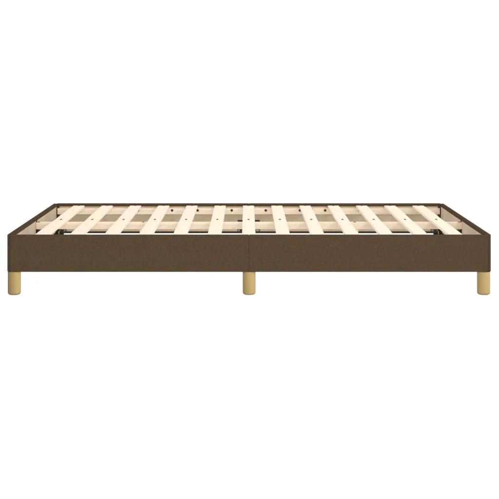 sengeramme uden madras 120x190 cm stof mørkebrun - Image 6