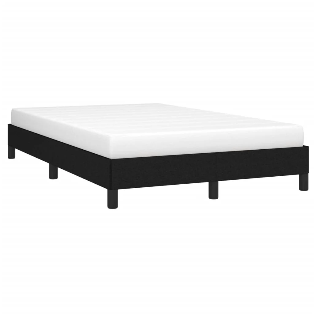 sengeramme uden madras 120x190 cm stof sort - Image 4