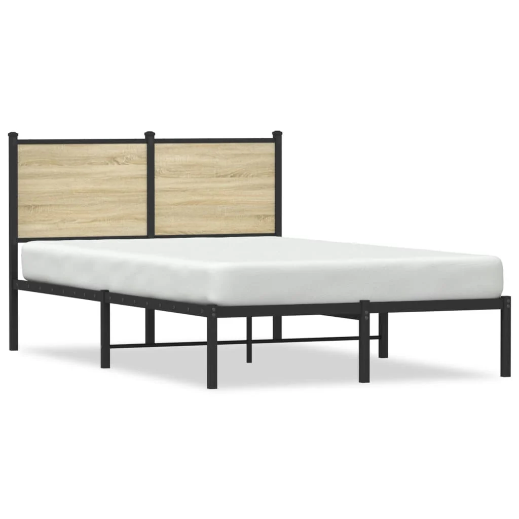 sengeramme uden madras 120x200 cm metal sonoma-eg - Image 2