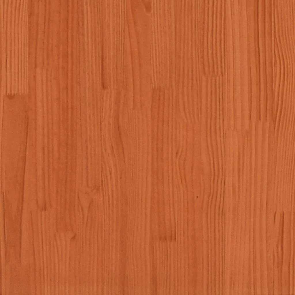sengeramme uden madras 140x190 cm massivt fyrretræ gyldenbrun - Image 7