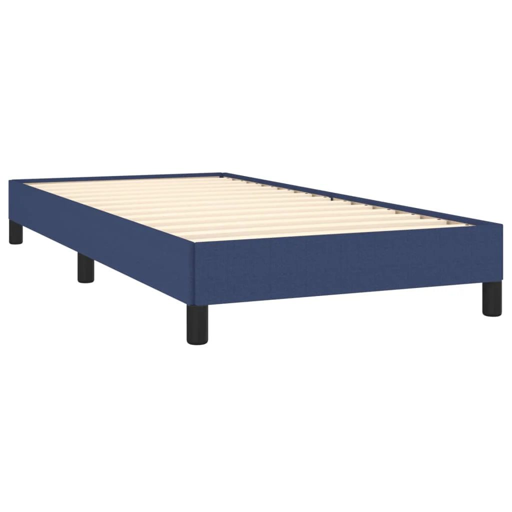 sengeramme uden madras 80x200 cm stof blå - Image 4