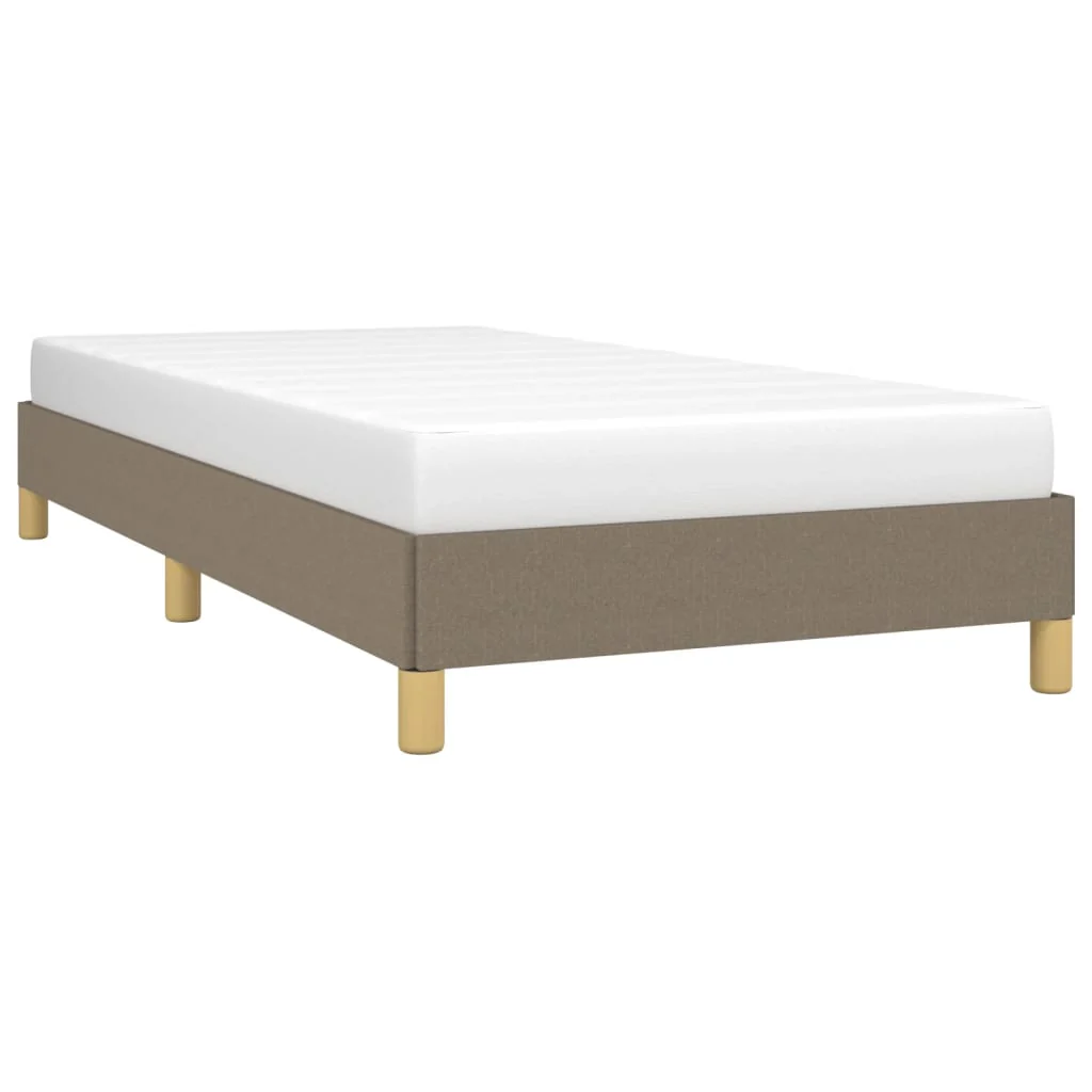 sengeramme uden madras 80x200 cm stof gråbrun - Image 3