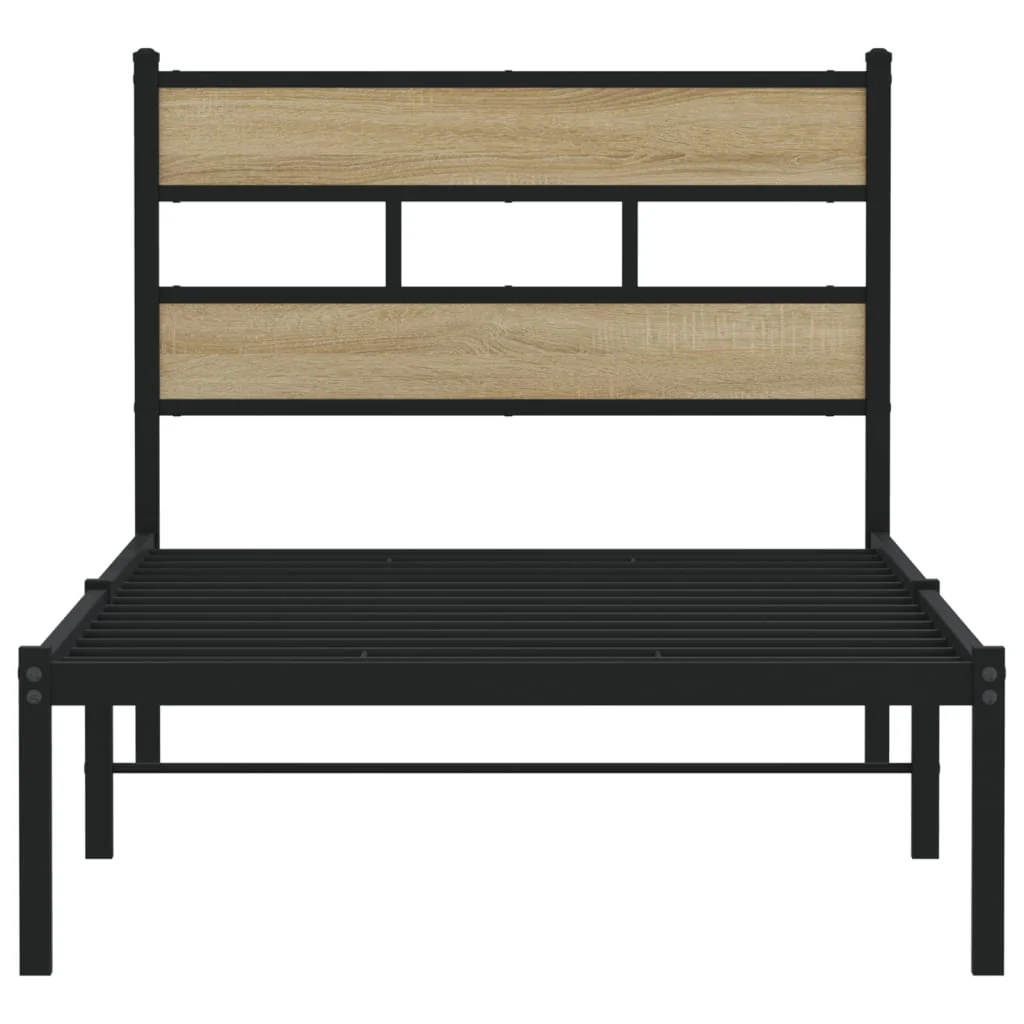 sengeramme uden madras 90x190 cm metal sonoma-eg - Image 4
