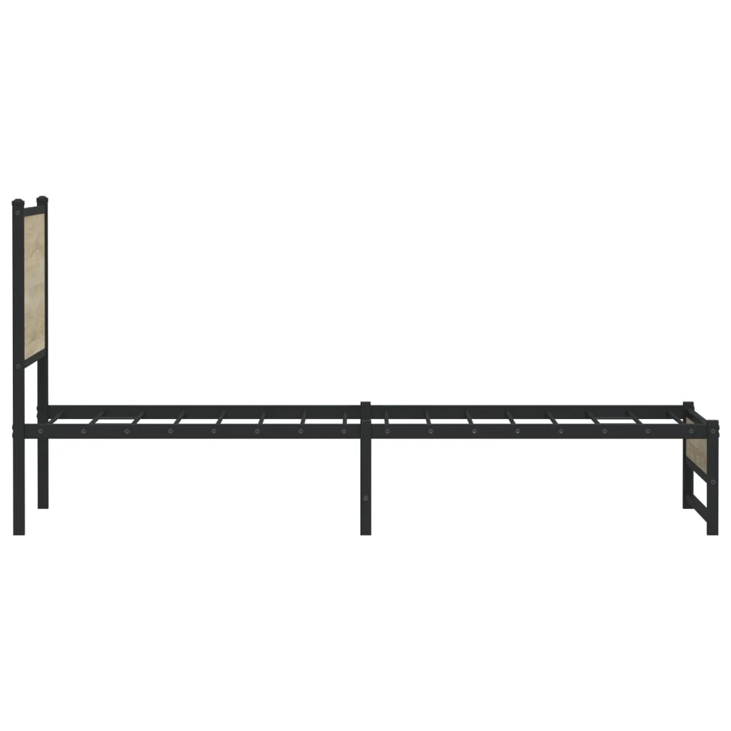 sengeramme uden madras 90x190 cm metal sonoma-eg - Image 6