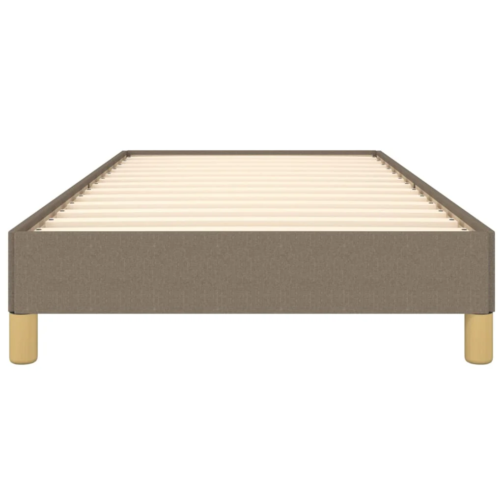 sengeramme uden madras 90x190 cm stof gråbrun - Image 5