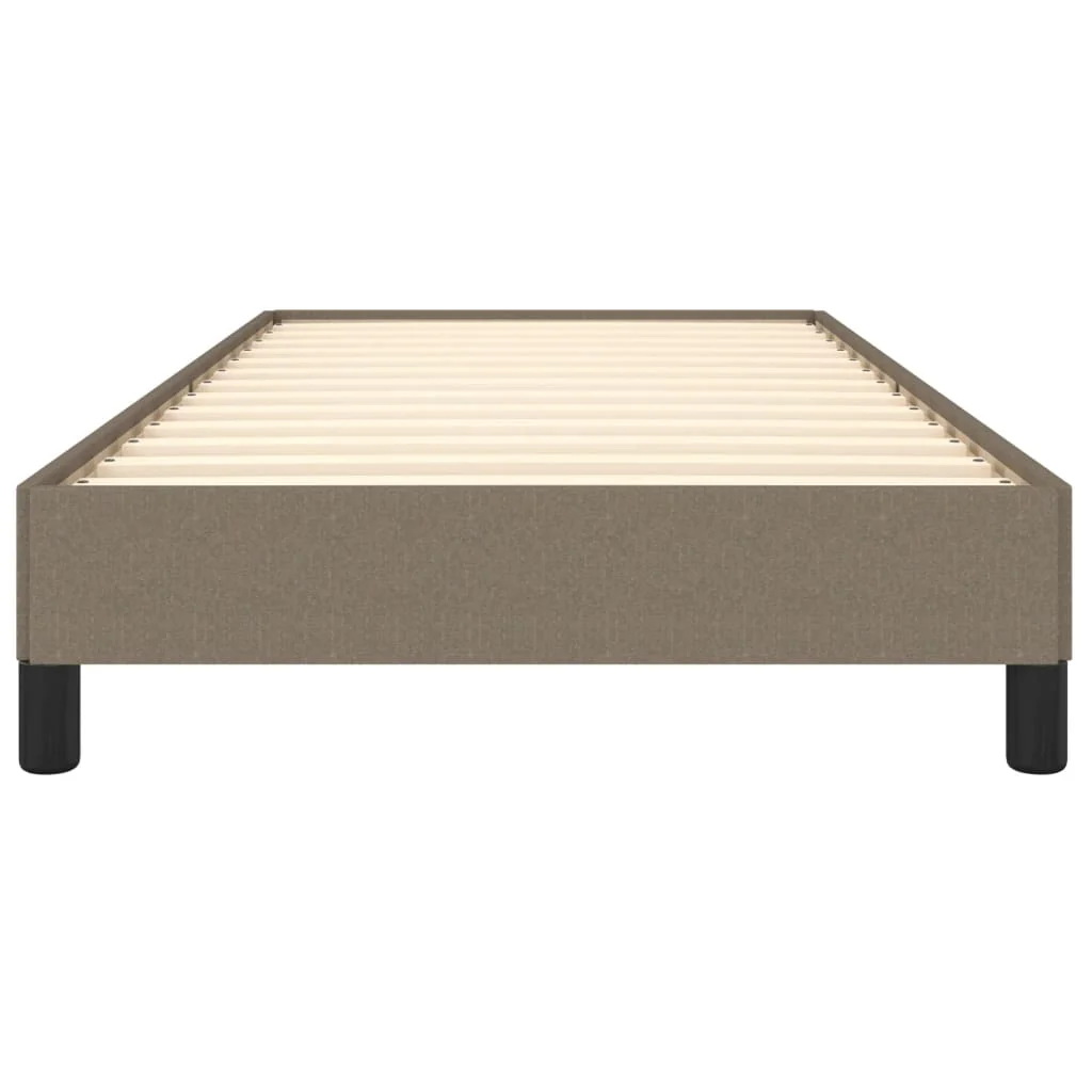 sengeramme uden madras 90x190 cm stof gråbrun - Image 5
