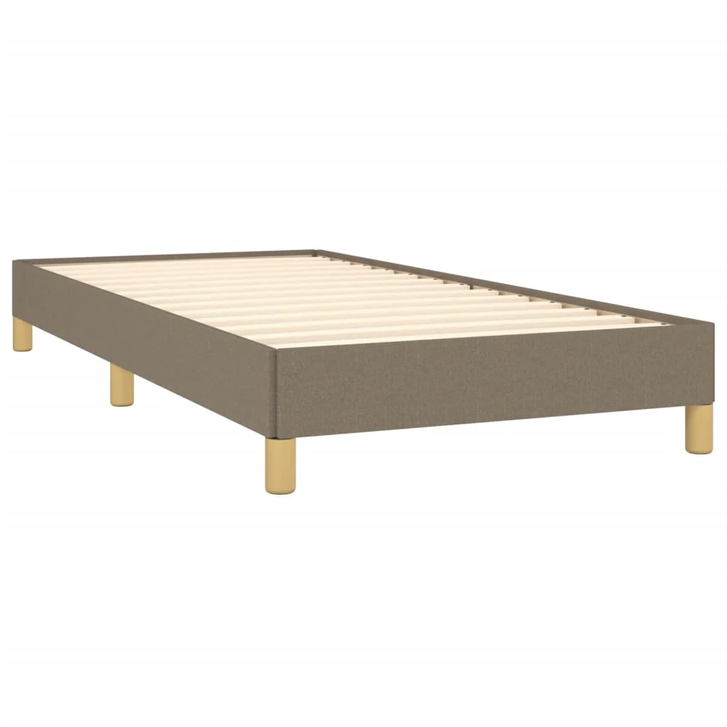sengeramme uden madras 90x200 cm stof gråbrun - Image 4