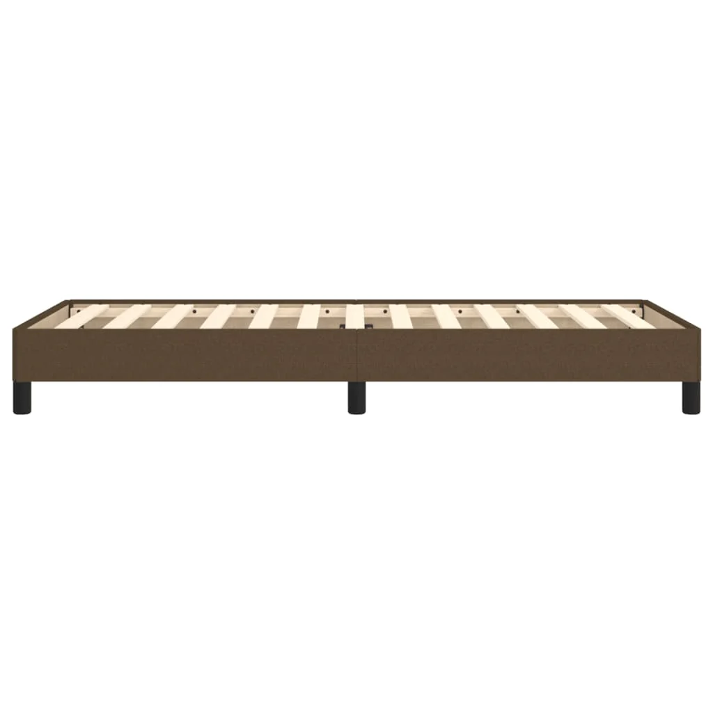 Sengeramme uden madras Mørkebrun 80x200 cm Stof - Image 6