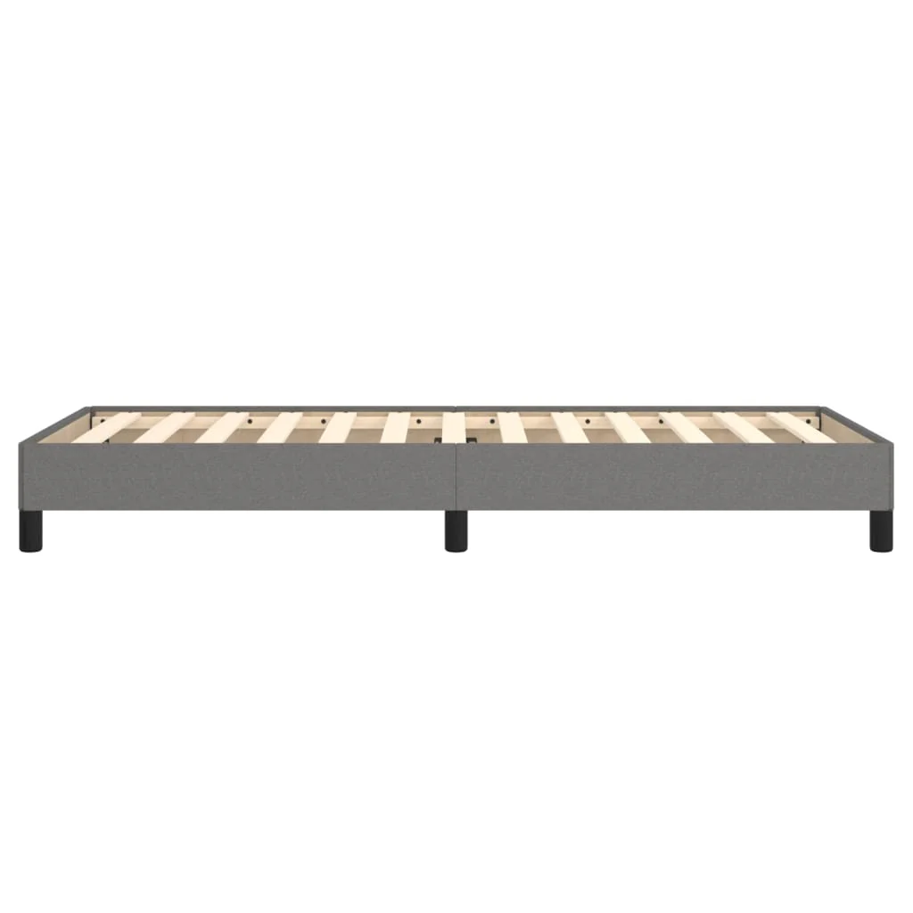 Sengeramme uden madras Mørkegrå 100x200 cm Stof - Image 6