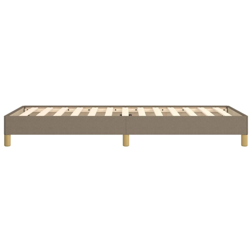 Sengeramme uden madras Taupe 100x200 cm Stof - Image 6