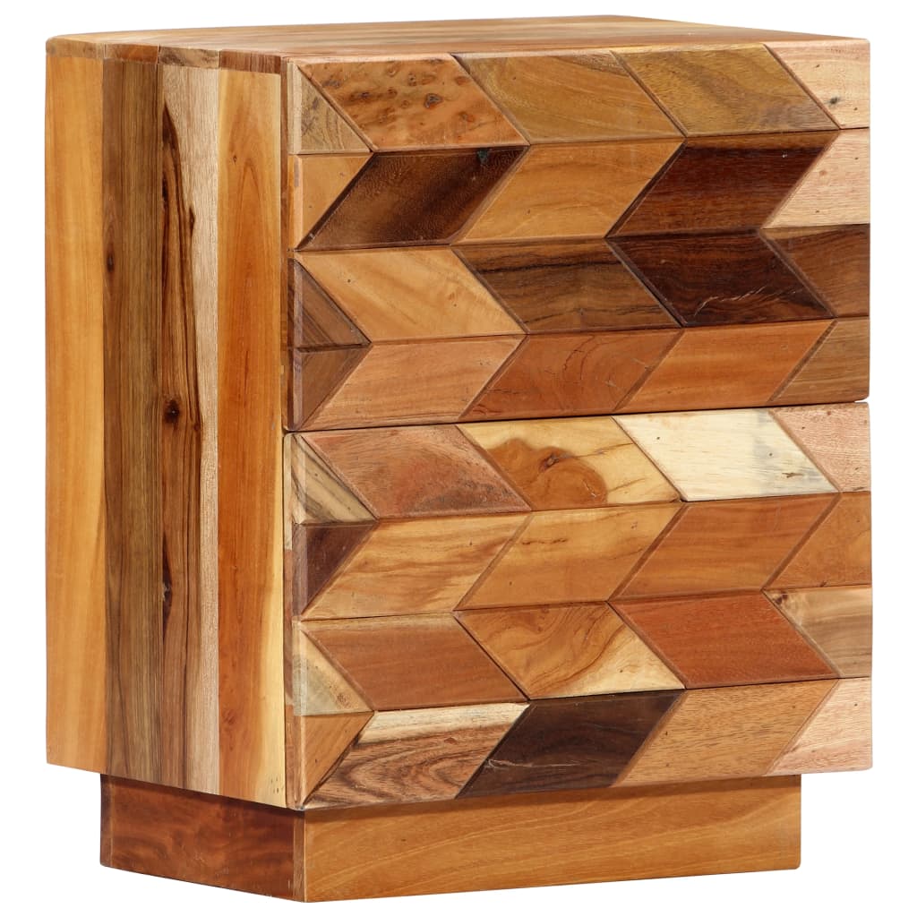 sengeskab 40x30x50 cm massivt genbrugstræ - Image 10