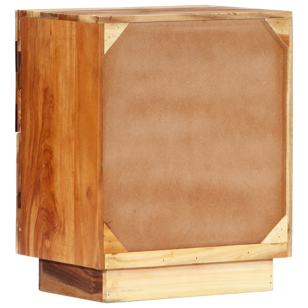 sengeskab 40x30x50 cm massivt genbrugstræ - Image 3