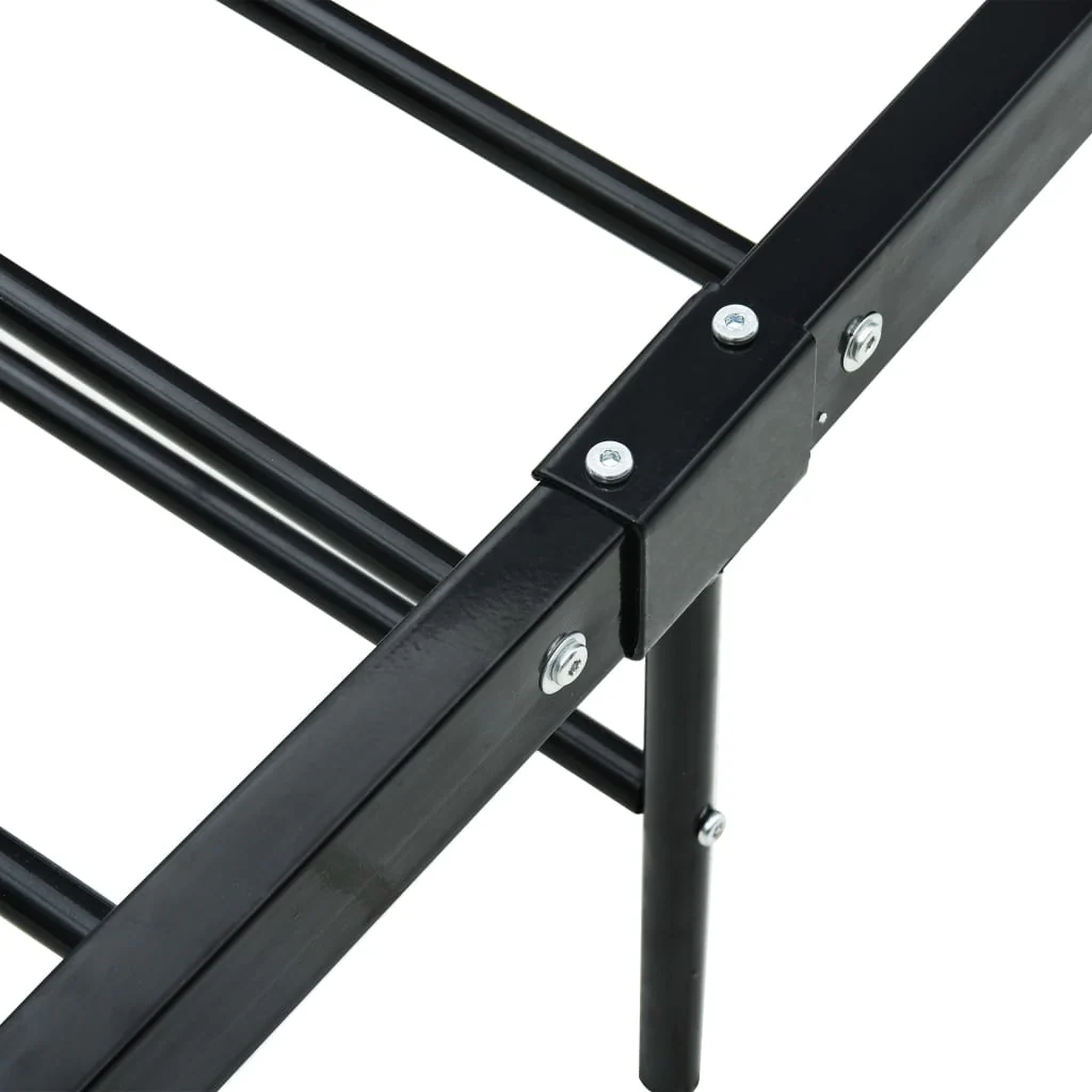 sengestel 100 x 200 cm metal sort - Image 6