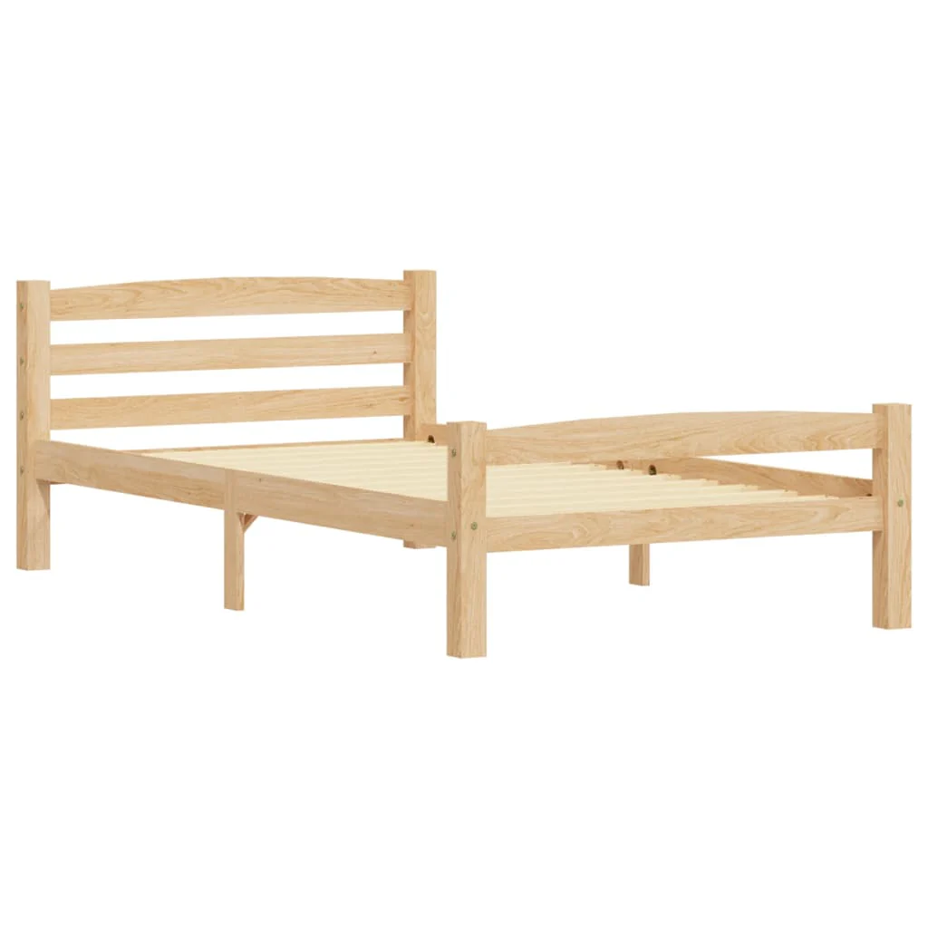 sengestel 100x200 cm massivt fyrretræ - Image 3