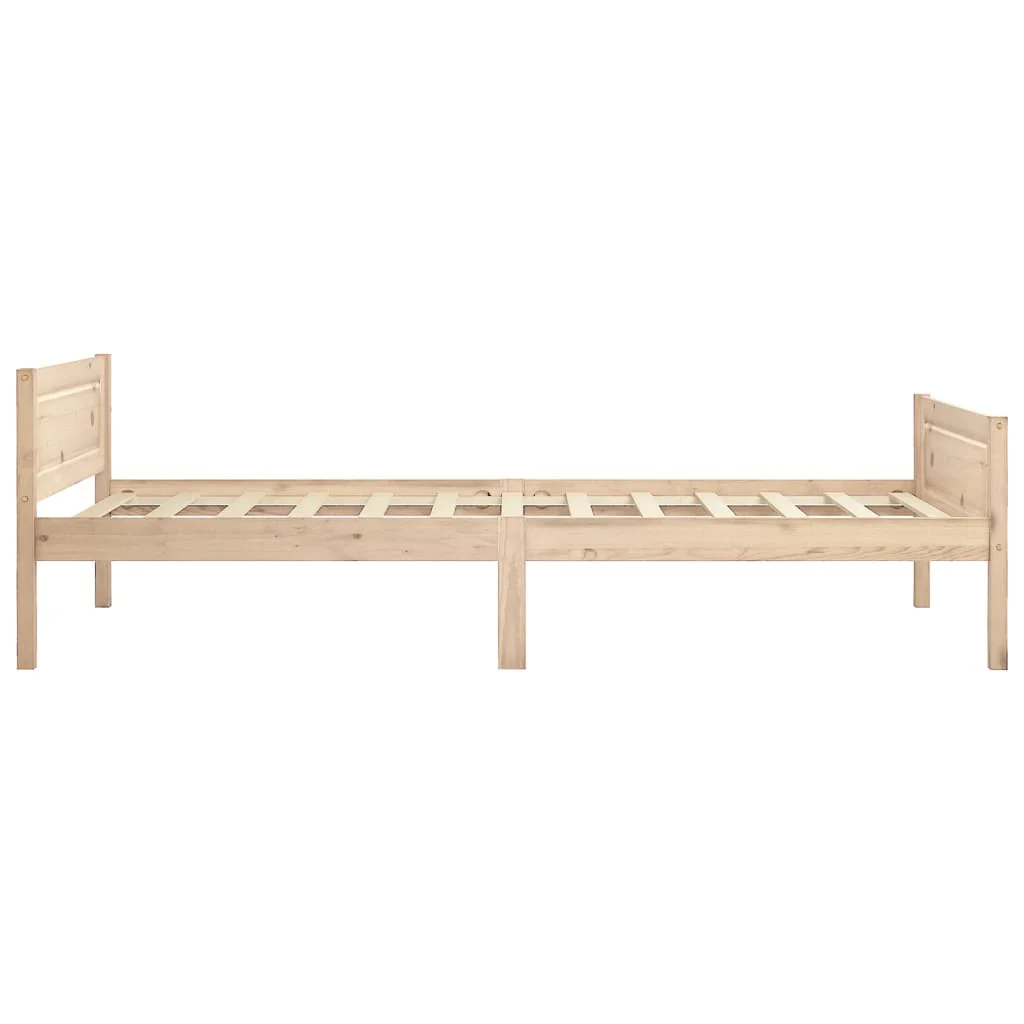 sengestel 100x200 cm massivt fyrretræ - Image 4