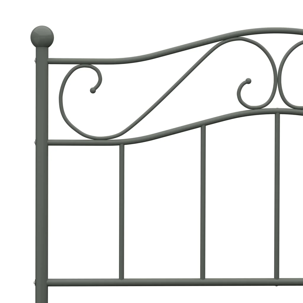 sengestel 100x200 cm metal grå - Image 5