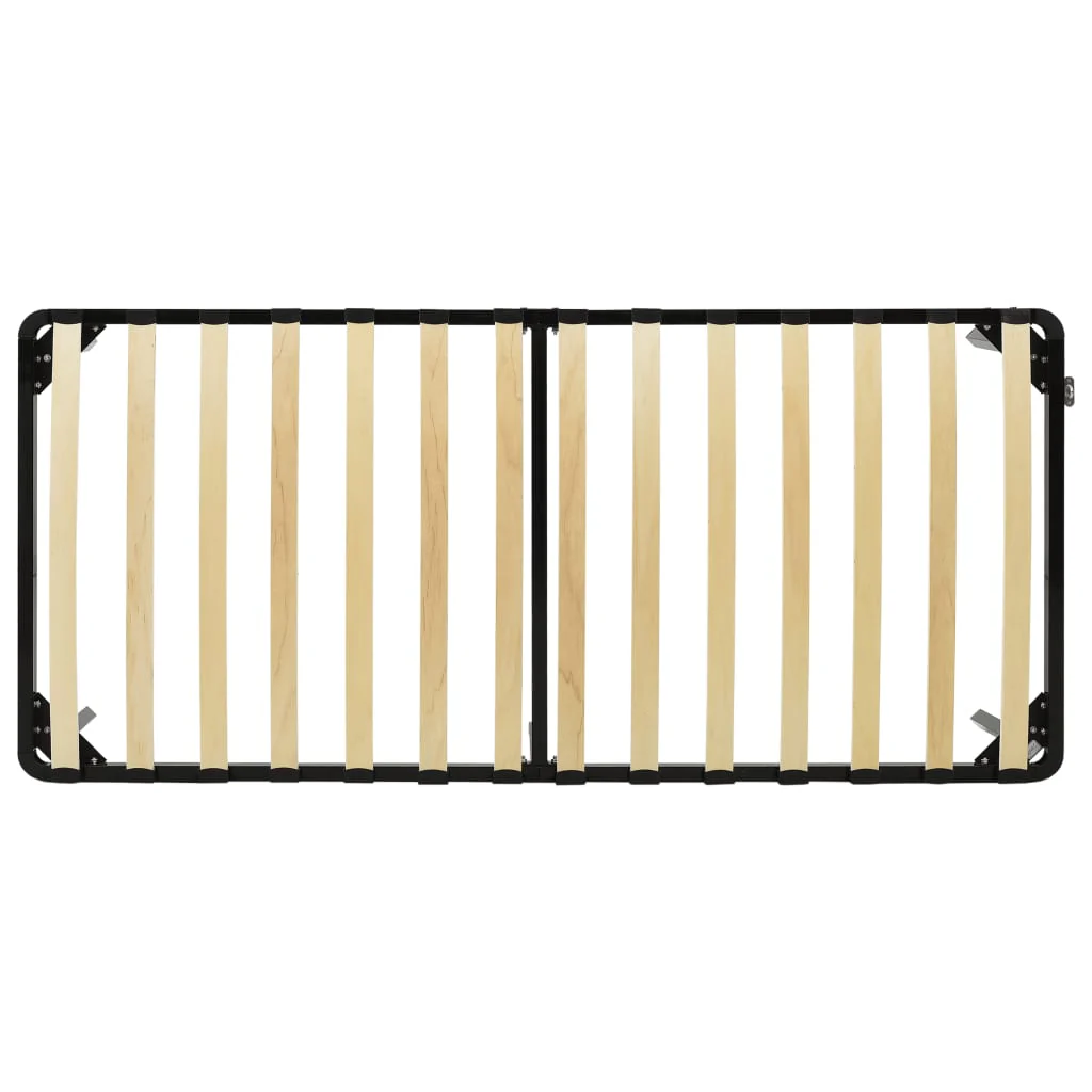 sengestel 100x200 cm metal sort - Image 5