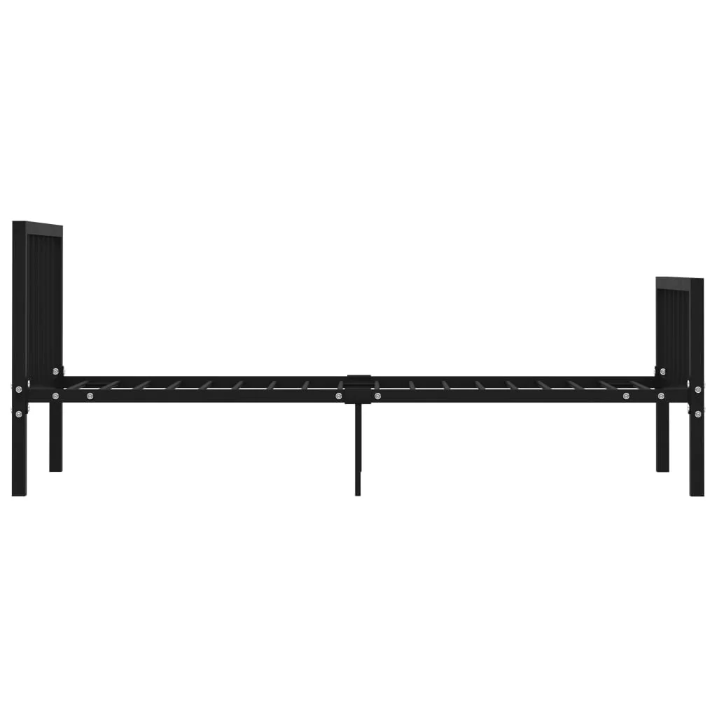 sengestel 100x200 cm metal sort - Image 4