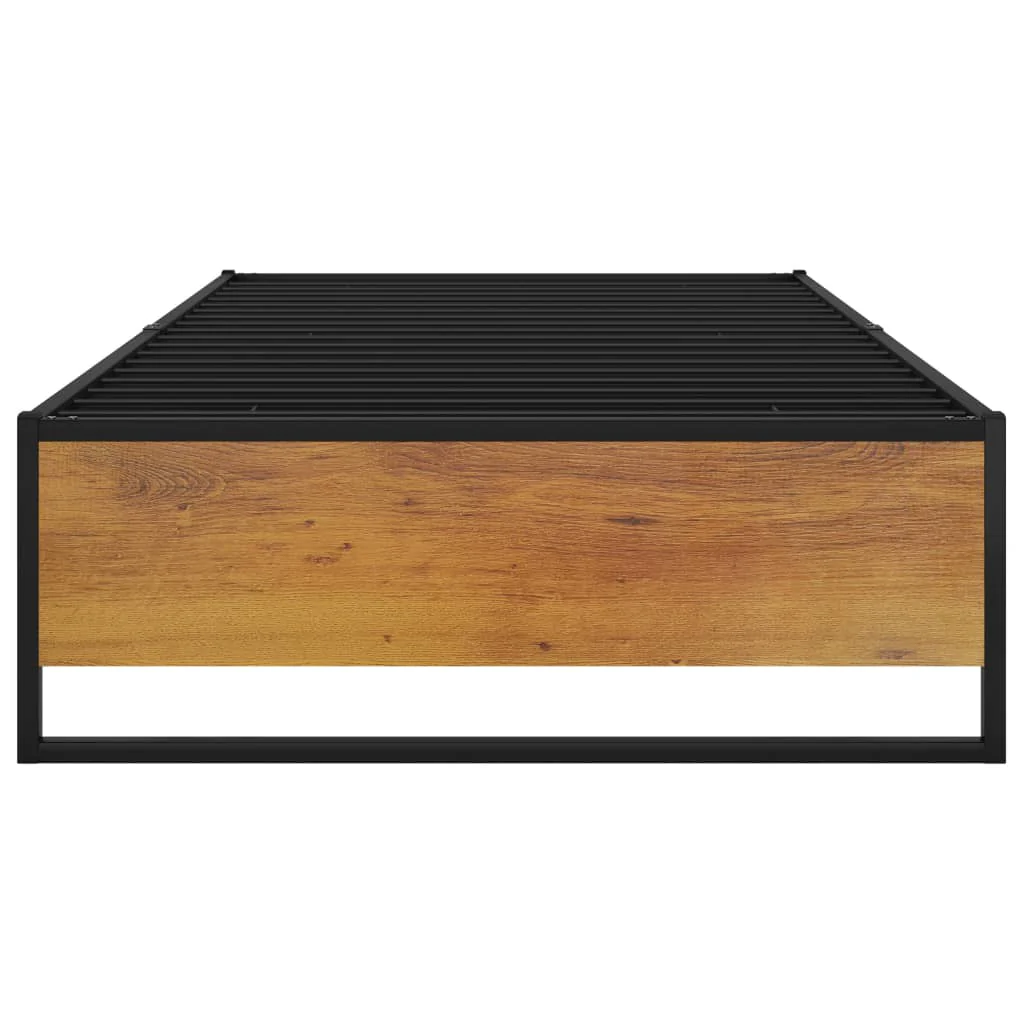 sengestel 100x200 cm metal sort - Image 3