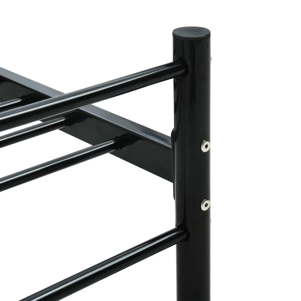 sengestel 90 x 200 cm metal sort - Image 5