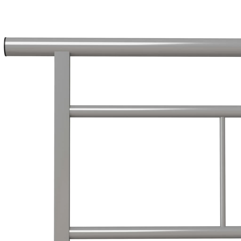 sengestel 90x200 cm metal grå - Image 5