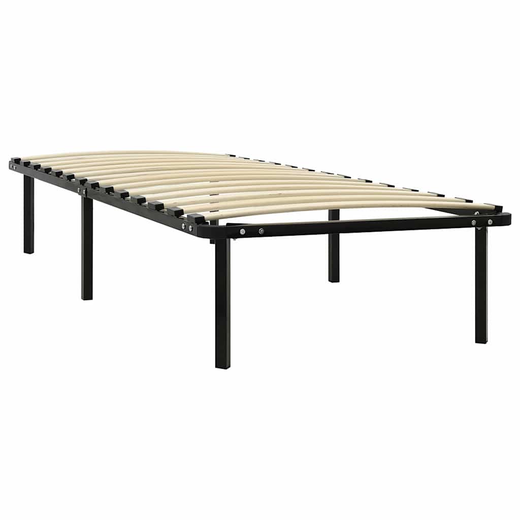 sengestel 90x200 cm metal sort - Image 2