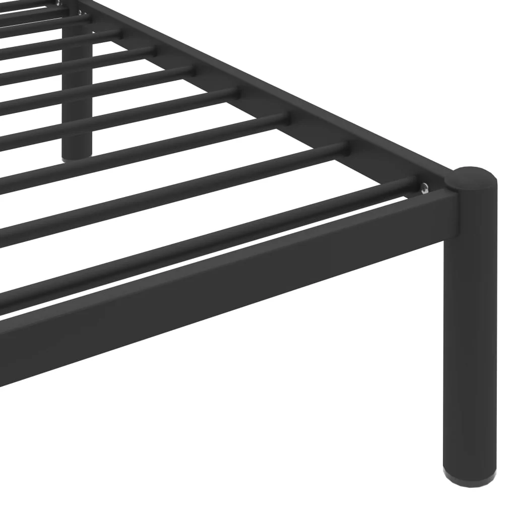 sengestel 90x200 cm metal sort - Image 6