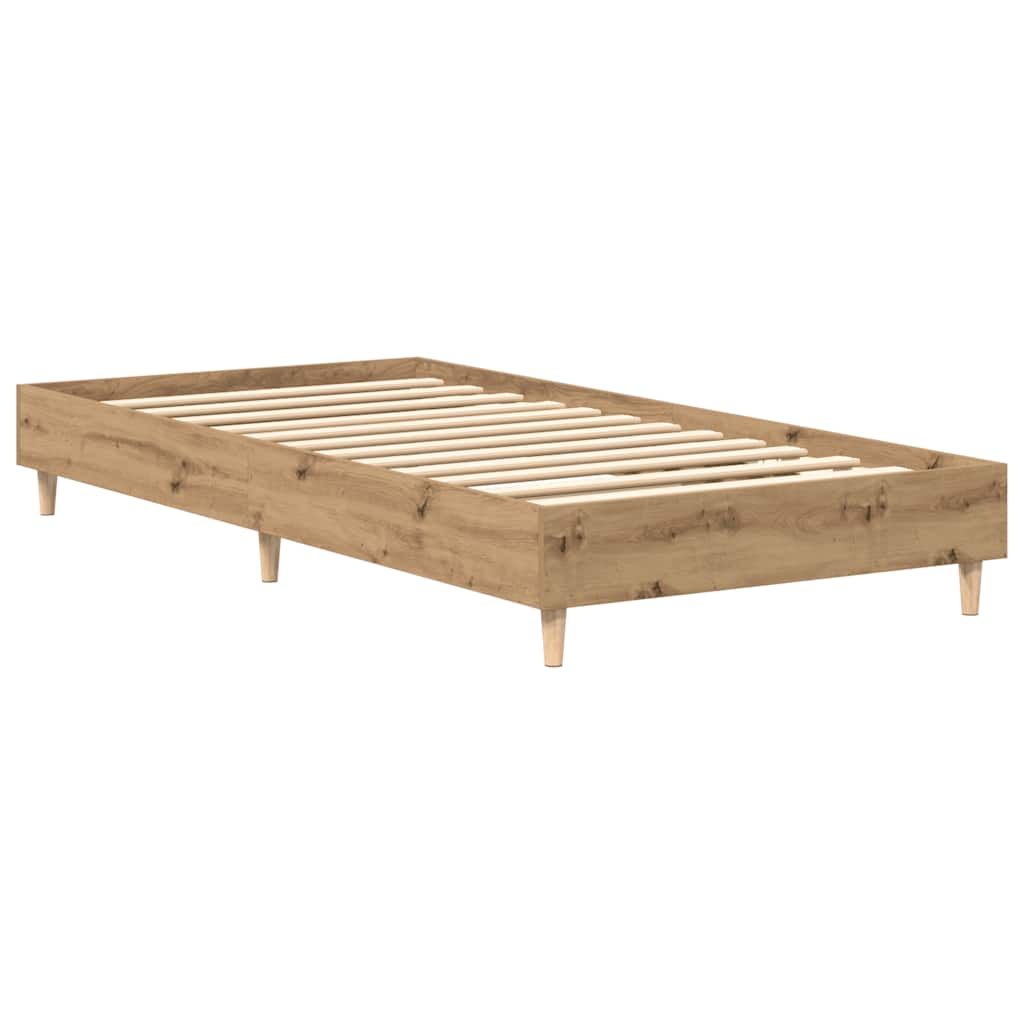 sengestel uden madras 90x190 cm konstrueret træ kunsteg - Image 7