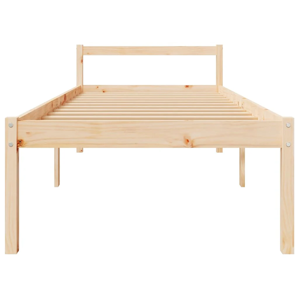 seniorseng 90x190 cm enkeltseng massivt fyrretræ - Image 4