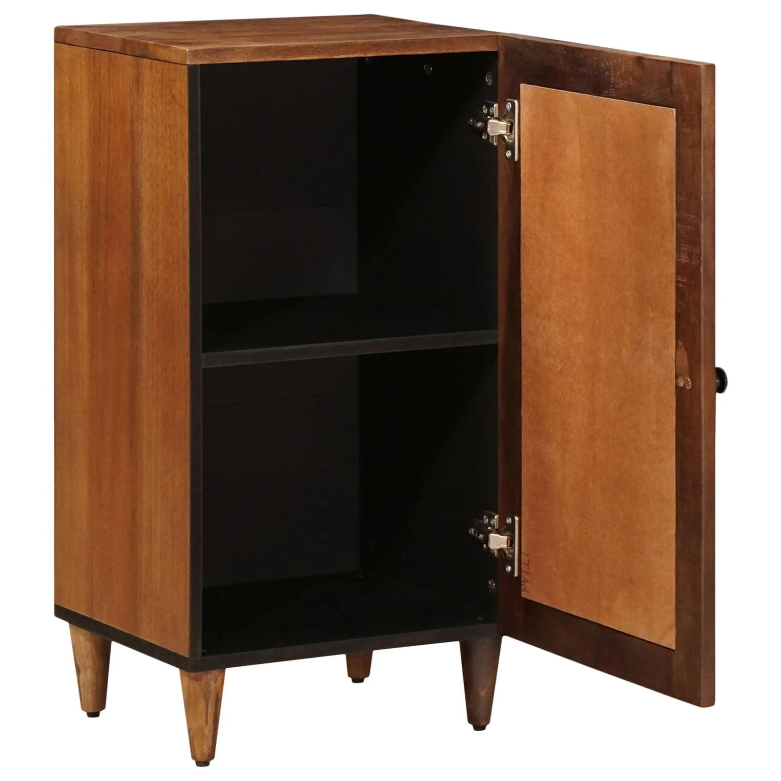 Sideboard med dør Valnød 40 x 33 x 75 cm Massivt mangotræ - Image 2