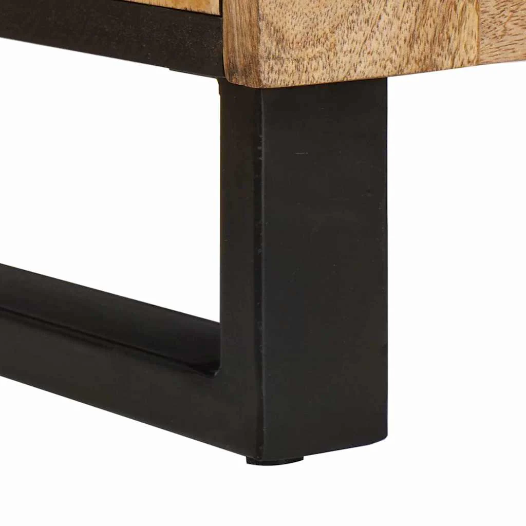 Sideboard med opbevaring Brun 40 x 33 x 75 cm Massivt mangotræ - Image 4