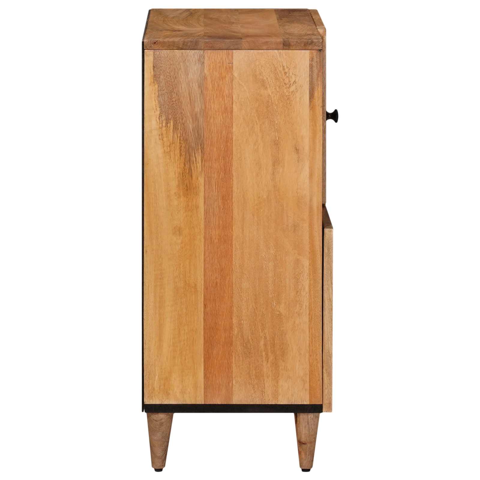 Sideboard Naturfarvet 80 x 33,5 x 75 cm Massivt mangotræ - Image 4