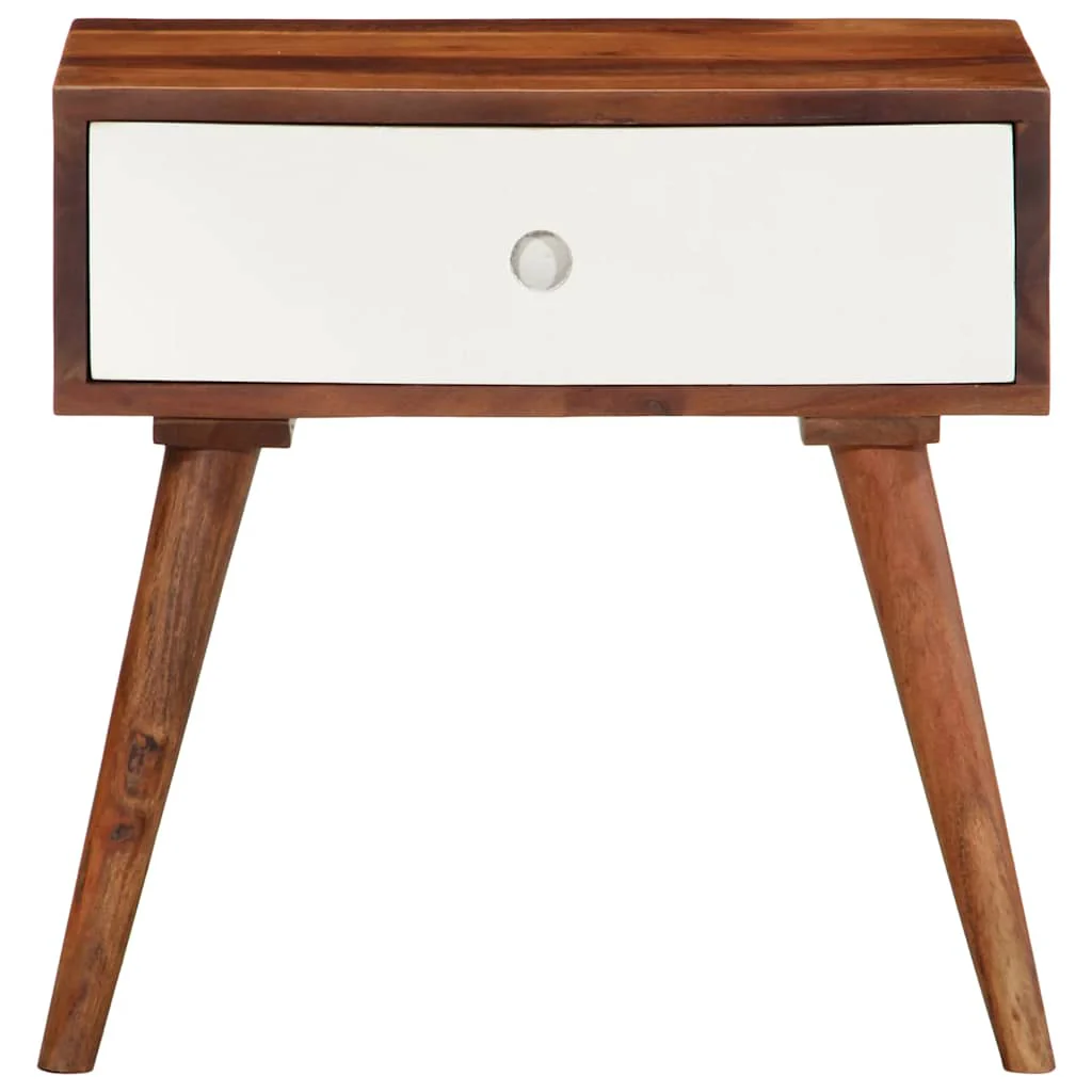 sidebord 45x30x45 cm massivt akacietræ - Image 3