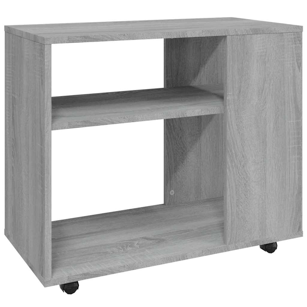 sidebord 70x35x55 cm konstrueret træ grå sonoma-eg - Image 2