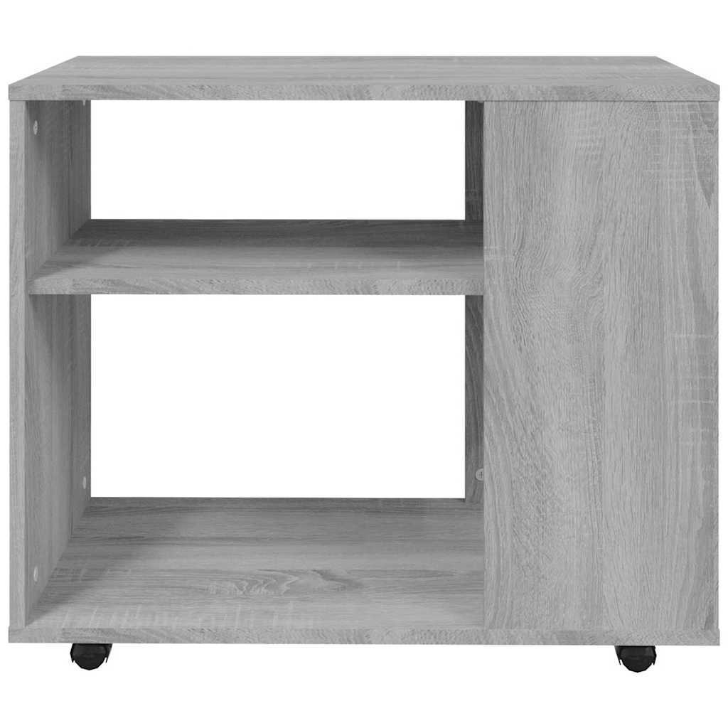 sidebord 70x35x55 cm konstrueret træ grå sonoma-eg - Image 6