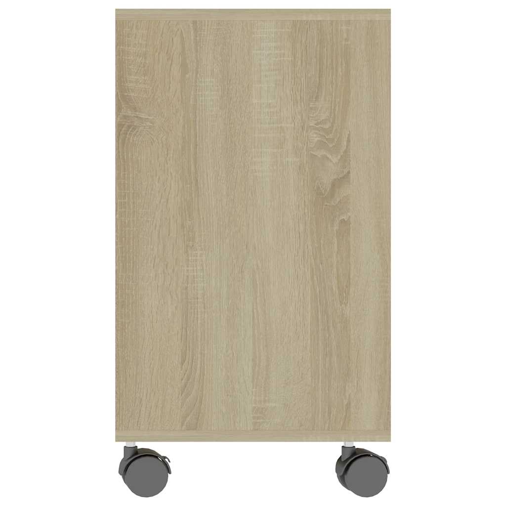sidebord 70x35x55 cm konstrueret træ sonoma-egetræsfarvet - Image 5